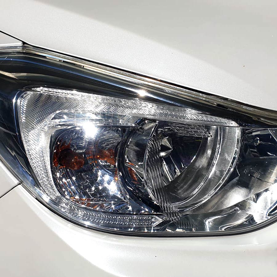 Headlight Restoration on white holden