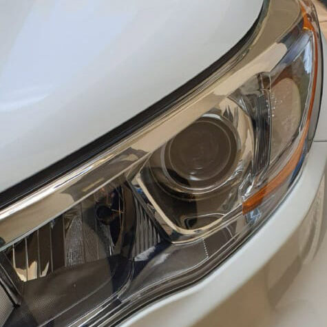 Headlight restoration after on honda jazz