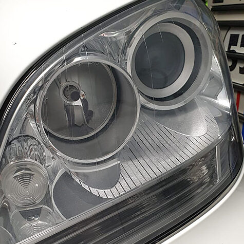 Headlight restoration after on white mazda cx3