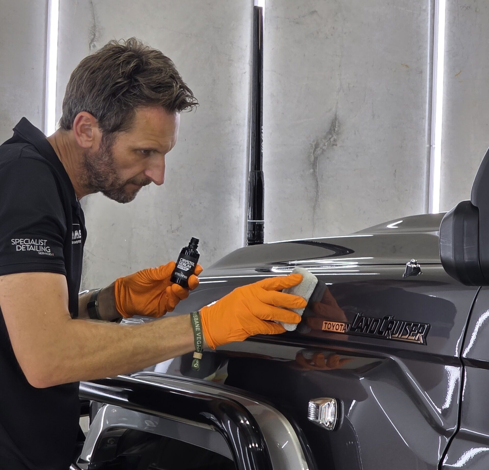 Ceramic Coating Application on LandCruiser