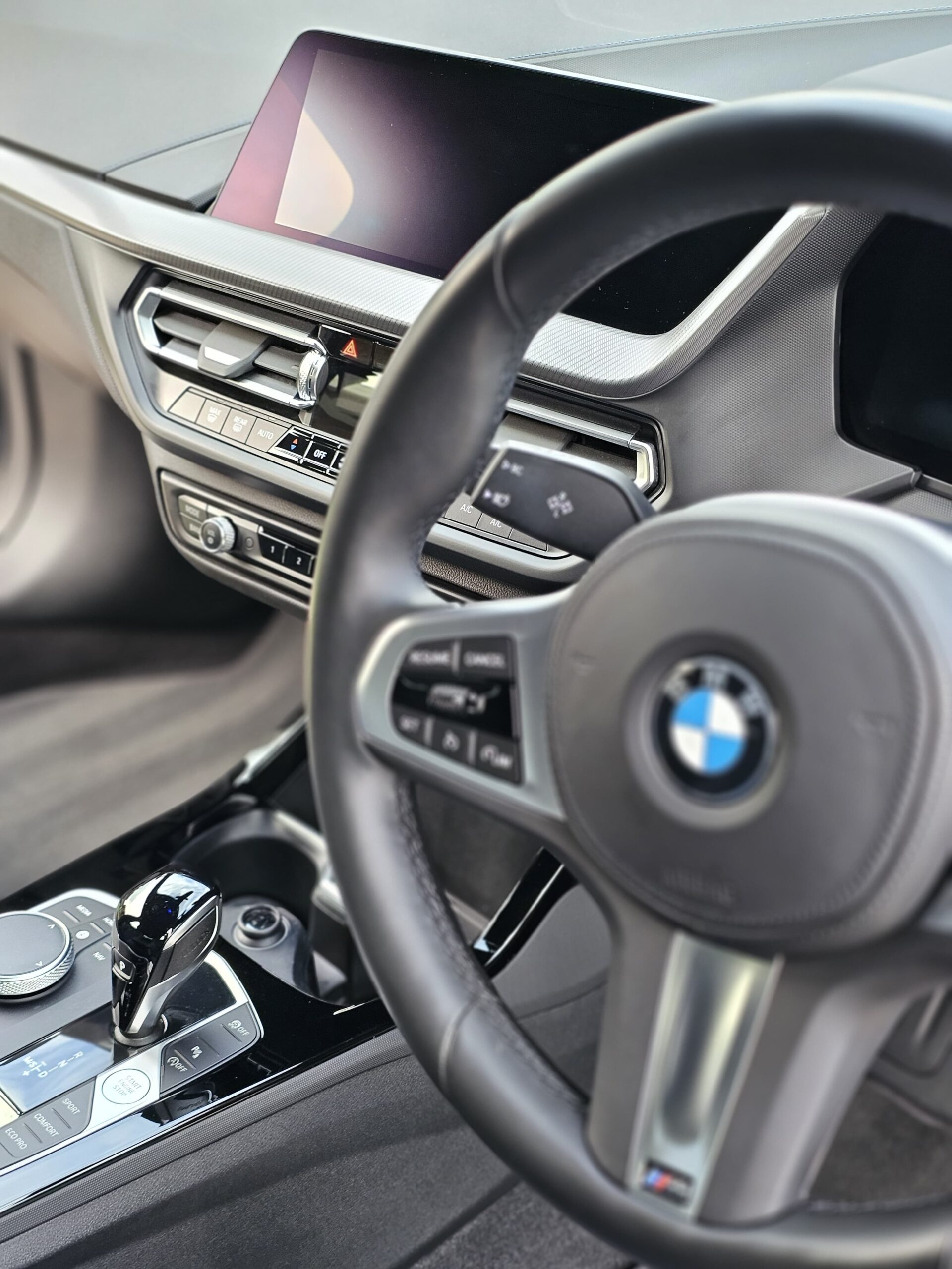 BMW M3 dashboard after detail